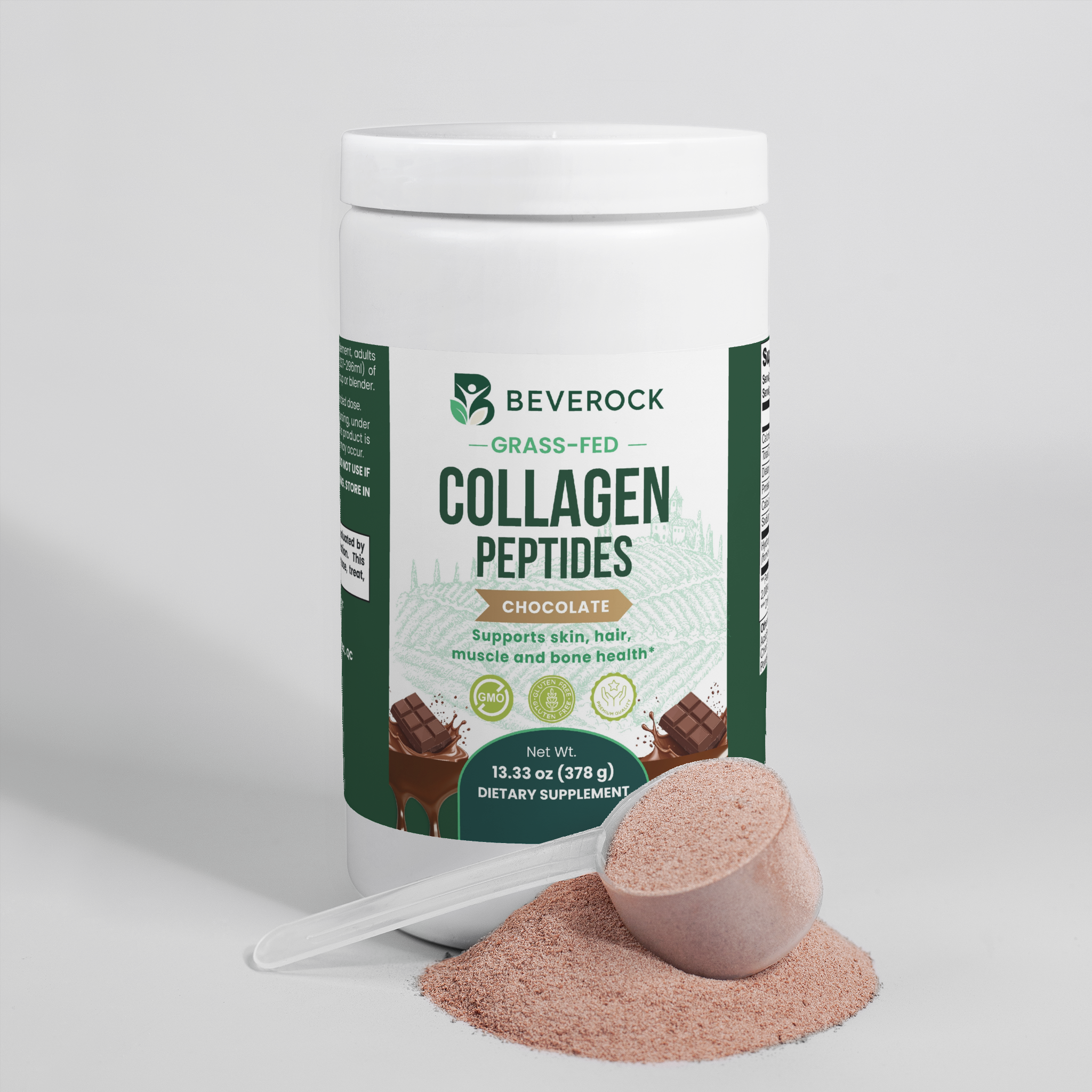 Grass-Fed Collagen Peptides Powder (Chocolate)